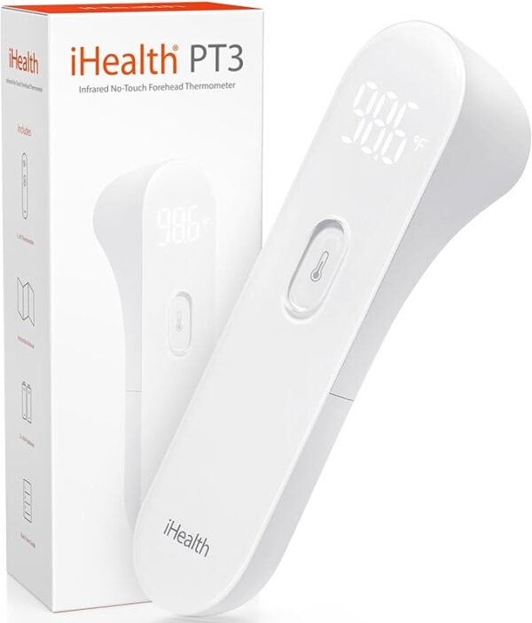 30% OFF with coupon & code LIMITED TIME DEAL"'iHealth No-Touch Forehead Thermometer