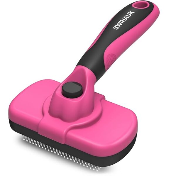 13% OFF LIMITED TIME DEAL"'Swihauk Self Cleaning Slicker Brush for Dogs & Cats