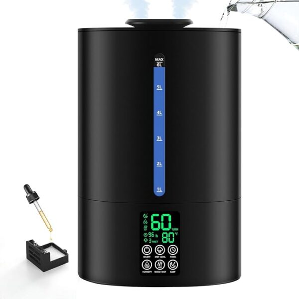10% OFF with coupon LIMITED TIME DEAL"6L Humidifiers for Bedroom Large Room Home