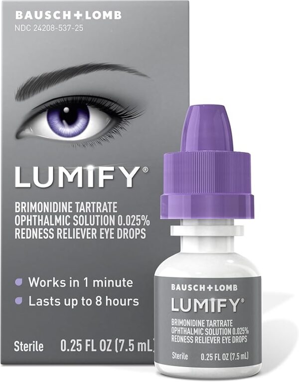 5% OFF LIMITED TIME DEAL"'LUMIFY Redness Reliever Eye Drops,