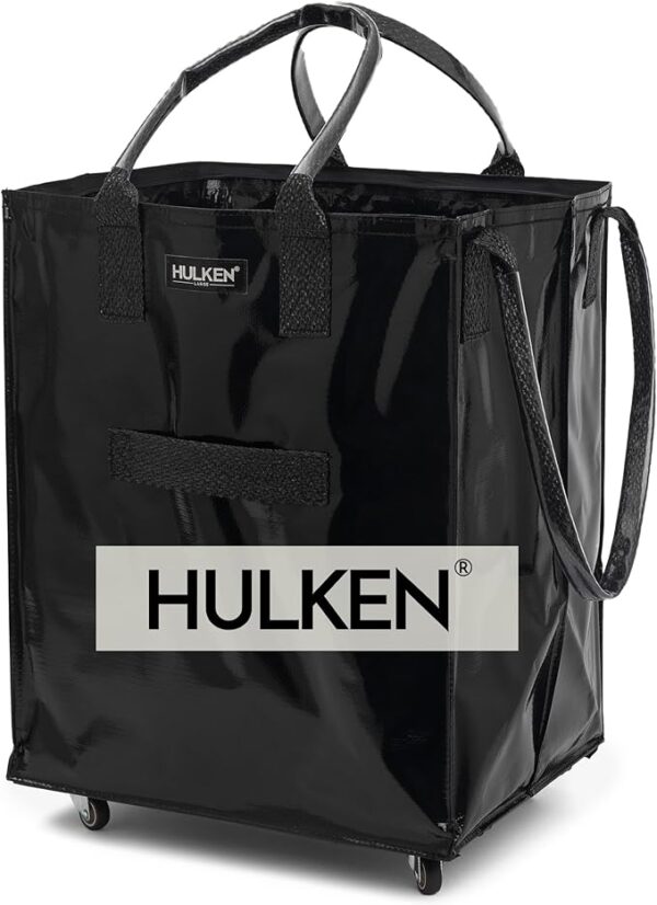 20% OFF LIMITED TIME DEAL"'Large, Black - Reusable Grocery Bag On Wheels,