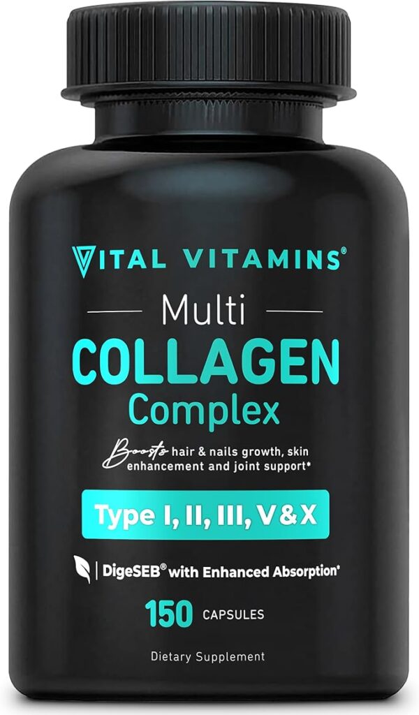 46% OFF with coupon LIMITED TIME DEAL"Vital Vitamins Multi Collagen for Women & Men