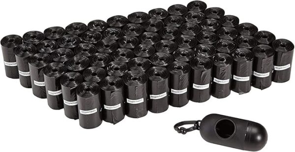 25% OFF with coupon & prime LIMITED TIME DEAL"'Amazon Basics Dog Poop Bags with Dispenser,