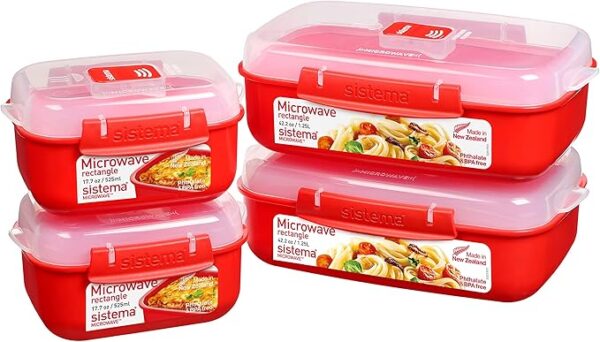 33% OFF LIMITED TIME DEAL"'Sistema Microwave Food Storage Containers
