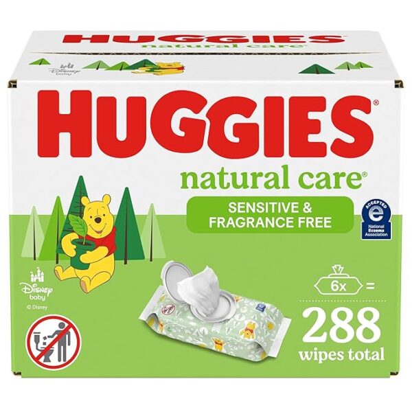 15% OFF LIMITED TIME DEAL"'Huggies Natural Care Sensitive Baby Wipes