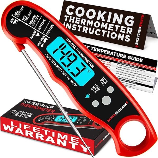 25% OFF LIMITED TIME DEAL"'Alpha Grillers Meat Thermometer Digital