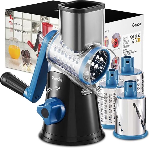 22% OFF LIMITED TIME DEAL"'Geedel Rotary Cheese Grater,