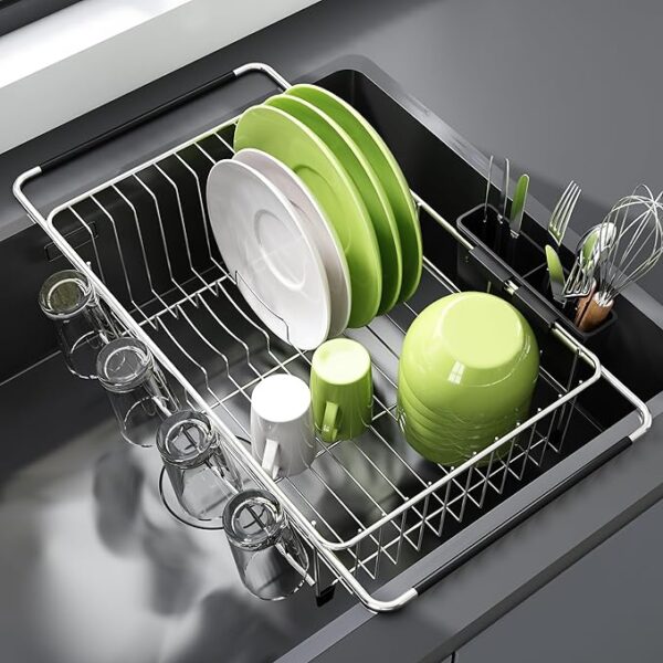 10% OFF LIMITED TIME DEAL"'Dish Drying Rack in Sink